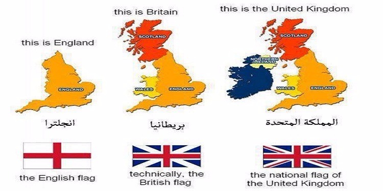 ما الفرق بين انجلترا وبريطانيا العظمى والمملكة المتحدة ؟ زنقة 20
