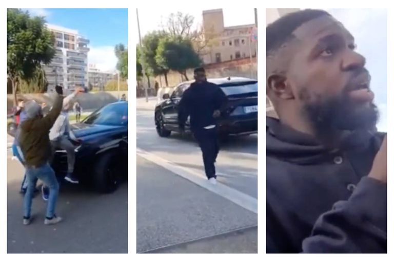 فيديو: مغاربة يعتدون على أومتيتي لاعب برشلونة