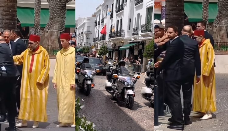 جلالة الملك ينزل للشارع بتطوان ويصافح المواطنين
